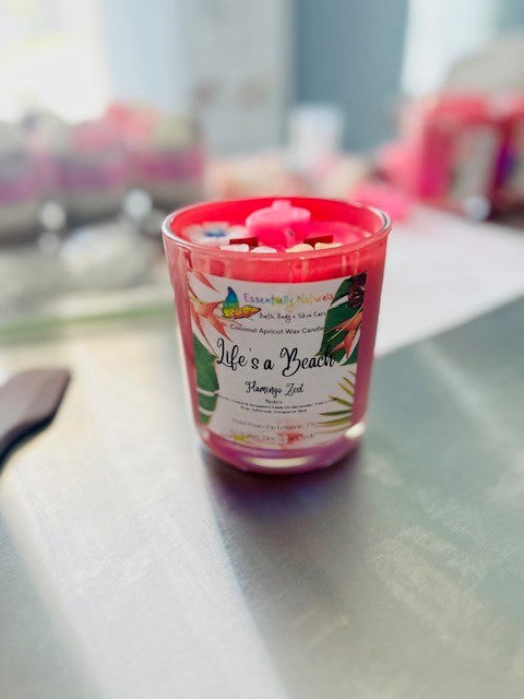 Life's a Beach Candle | Coco Apricot Creme Wax | 14 oz