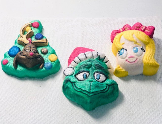 Grinch Bath Art Bath Bombs