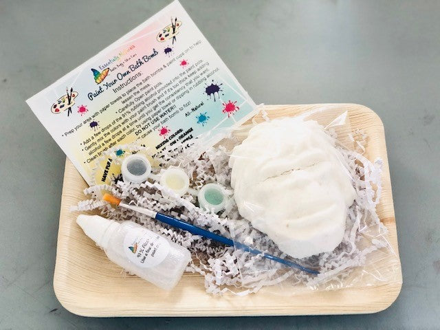 Paint Your Own Ghost Bath Bomb Kit 